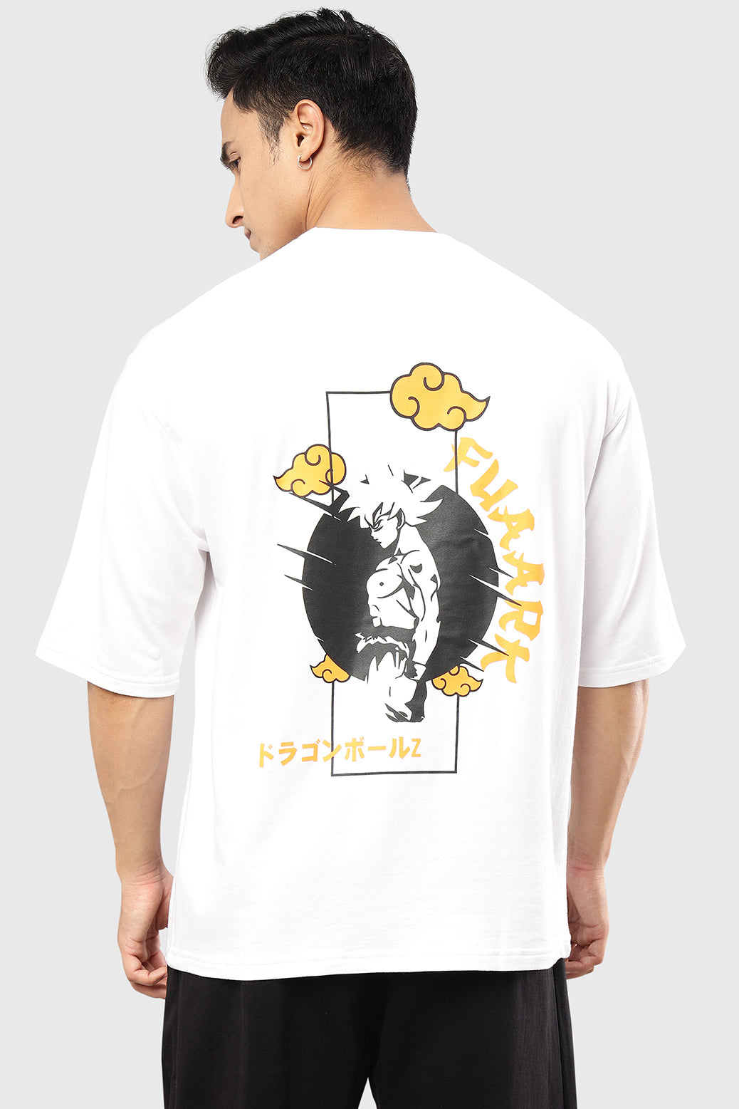 Anime Oversized T-shirt Goku White