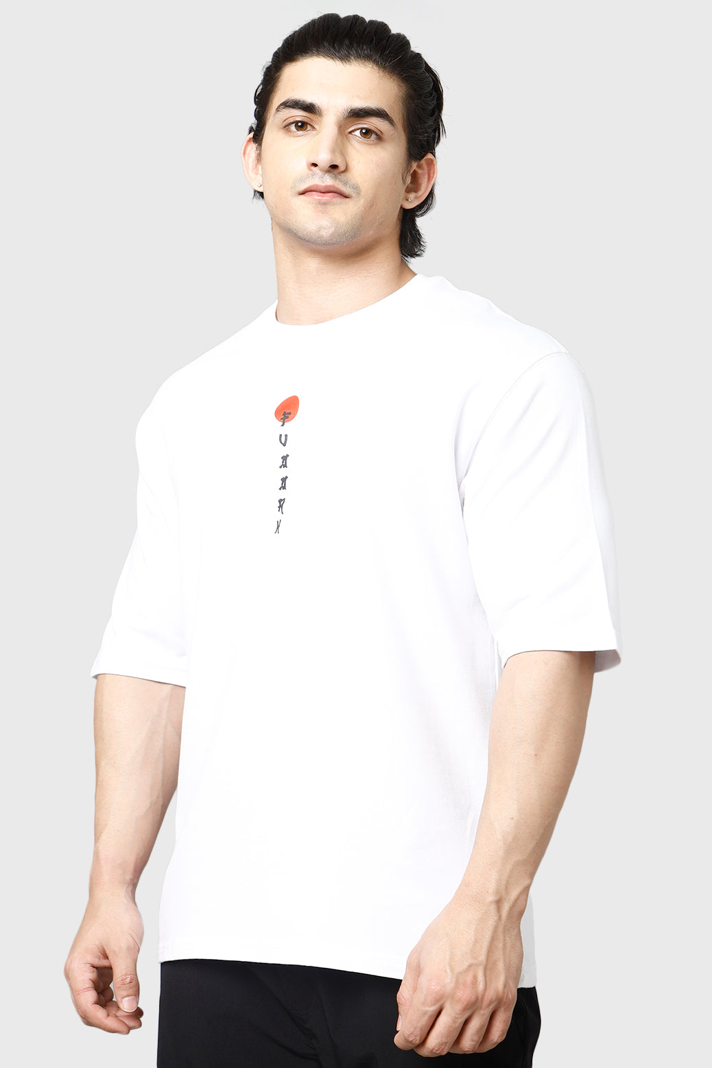 Anime Oversized T-shirt Baki White