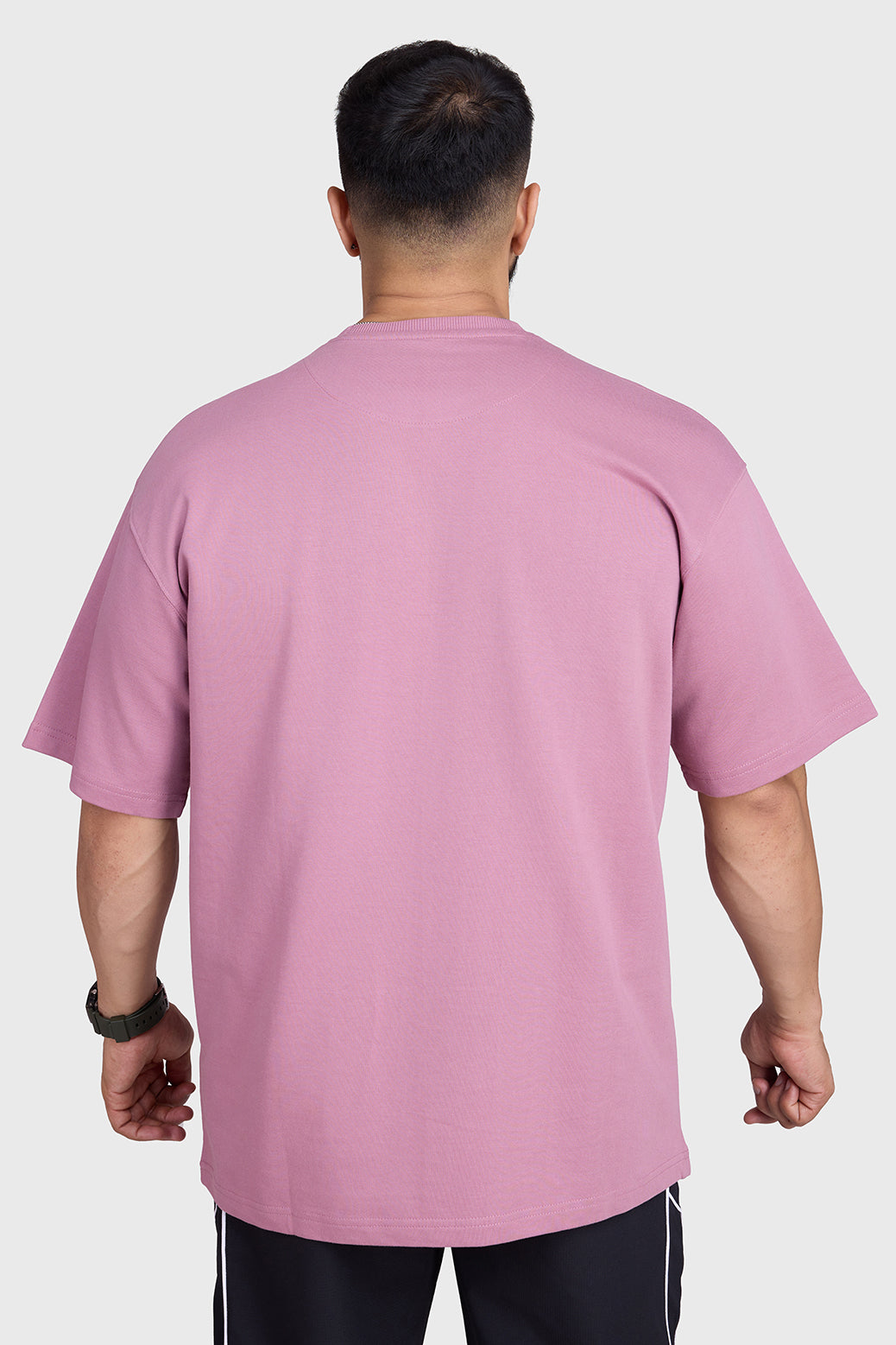 Blurred Oversized T-shirts Dusk Pink