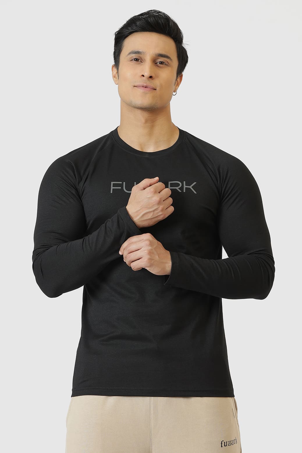 Chase Full Sleeves T-shirt Black