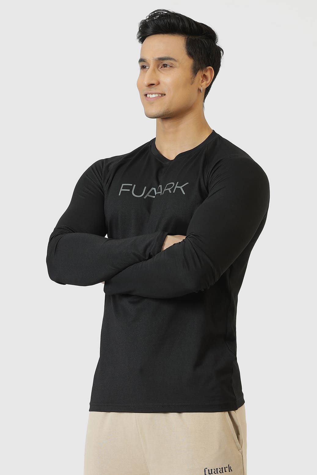 Chase Full Sleeves T-shirt Black