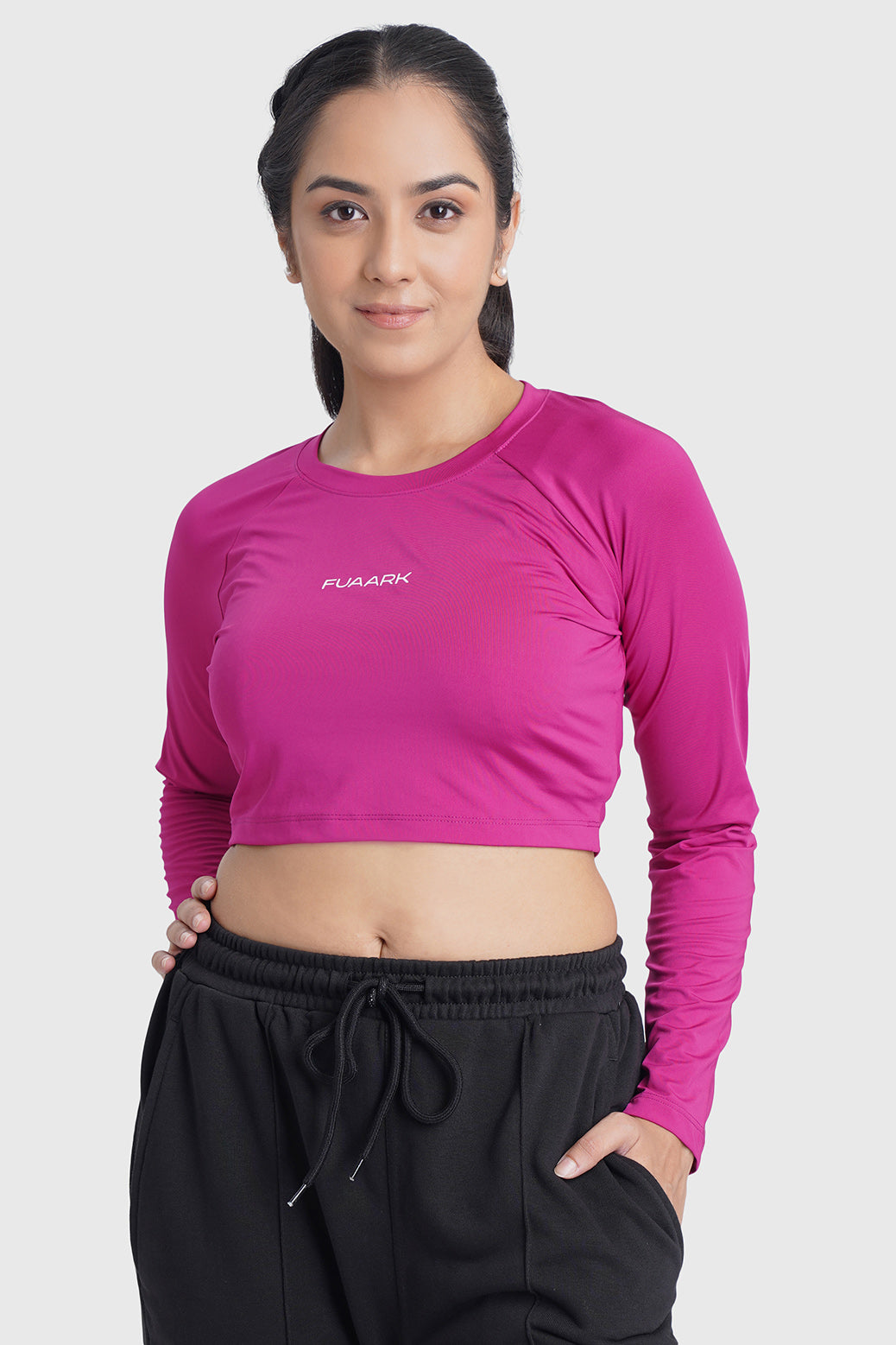 Classic Crop Top T-shirt Pink