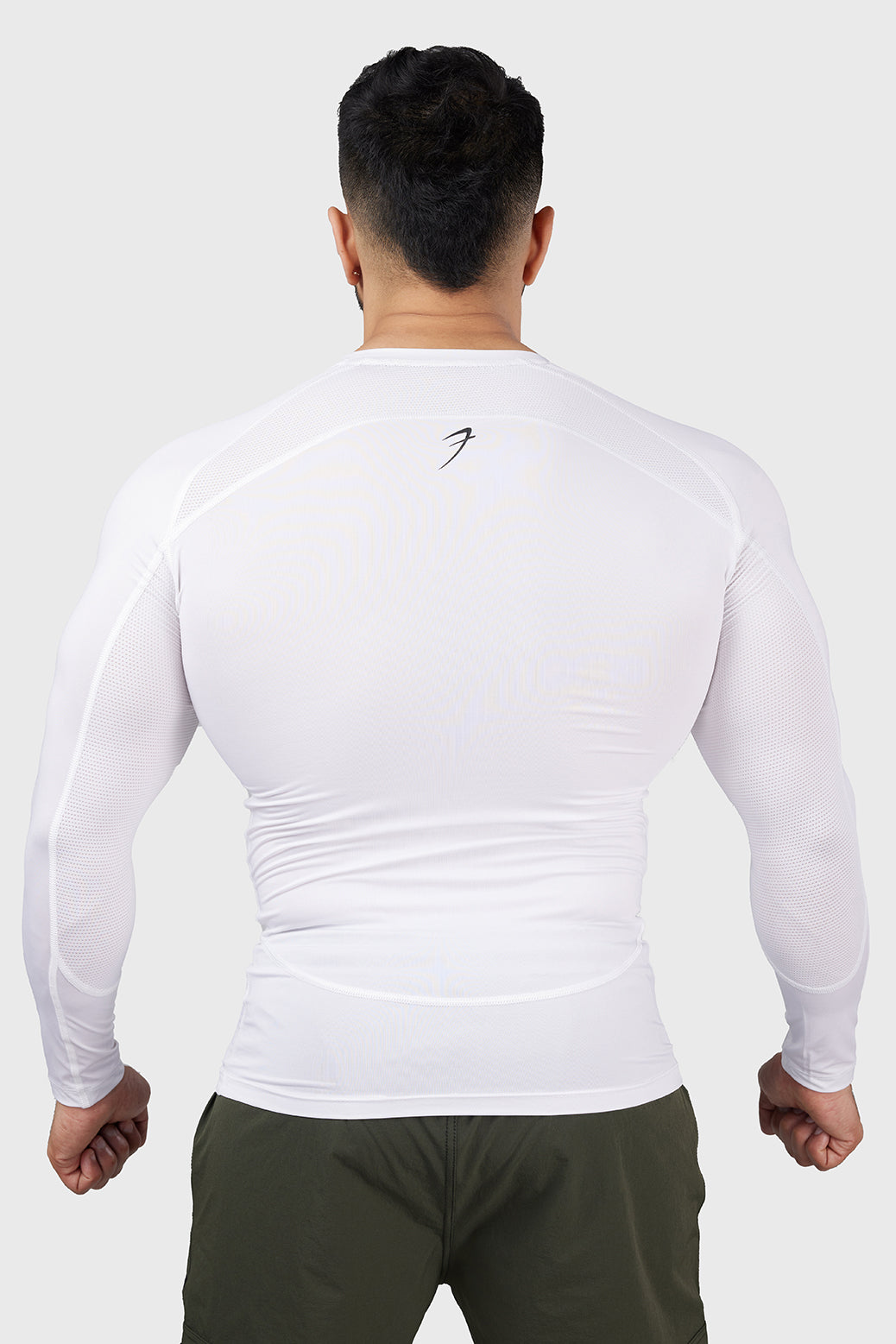Compression 2.0 Full Sleeves T-shirt White