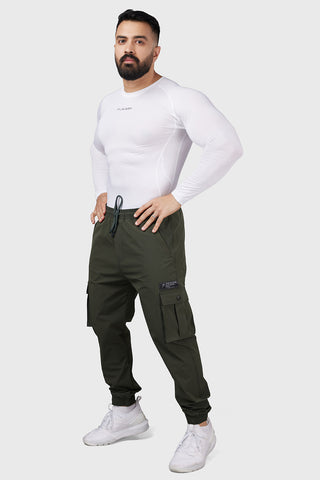 Buy Fuaark Compression Fullsleeves T-shirt Grey Compression Fit