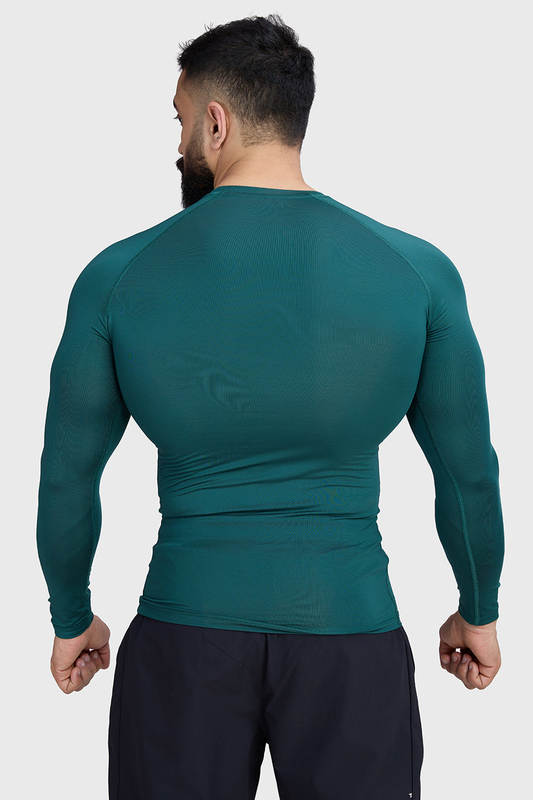 Compression Fullsleeves T-shirt Emerald Green