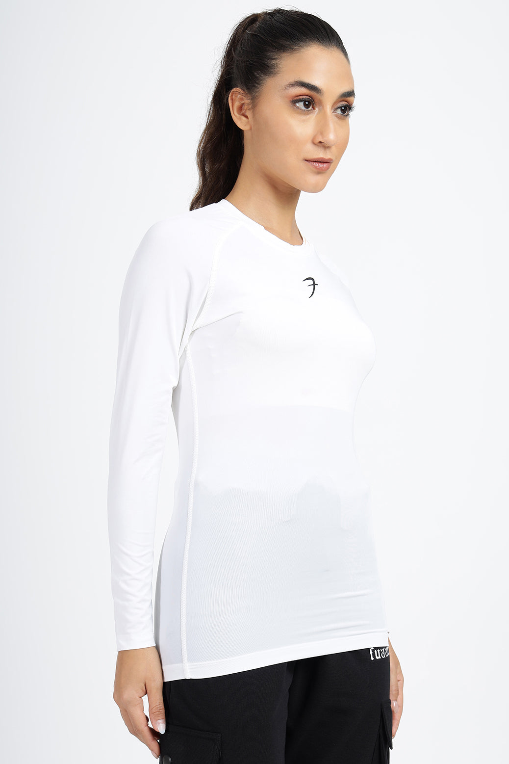 Compression Full T-shirt White