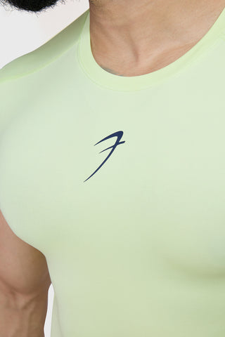 Compression Sleeveless Tank Lime