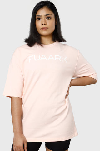 Charge Your Energy Oversized Tshirt Pink