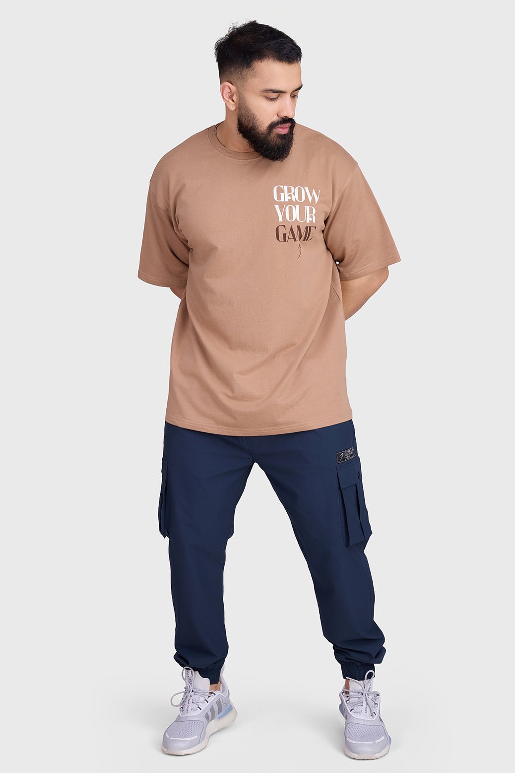 Grow Oversized T-shirts Brown