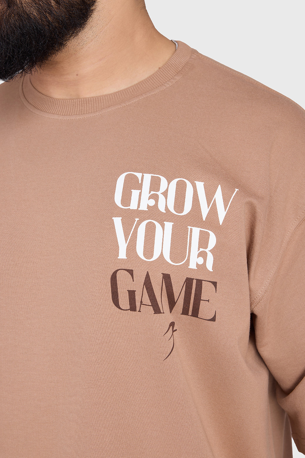 Grow Oversized T-shirts Brown