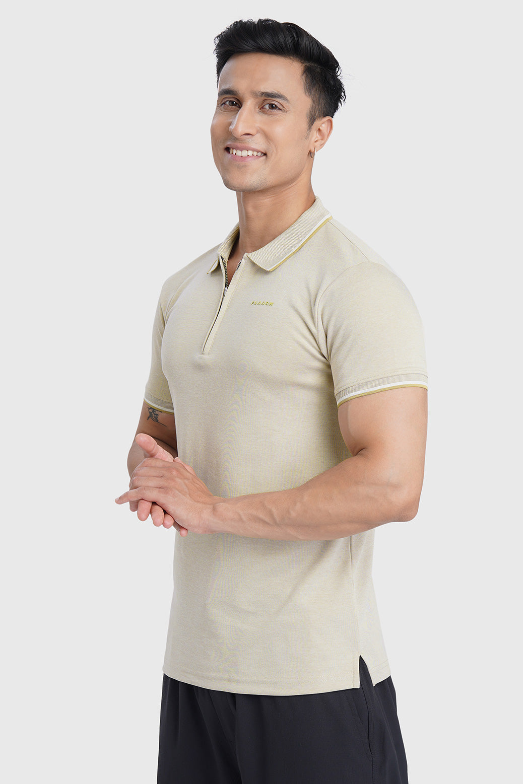 Heritage Polo T-shirt Beige