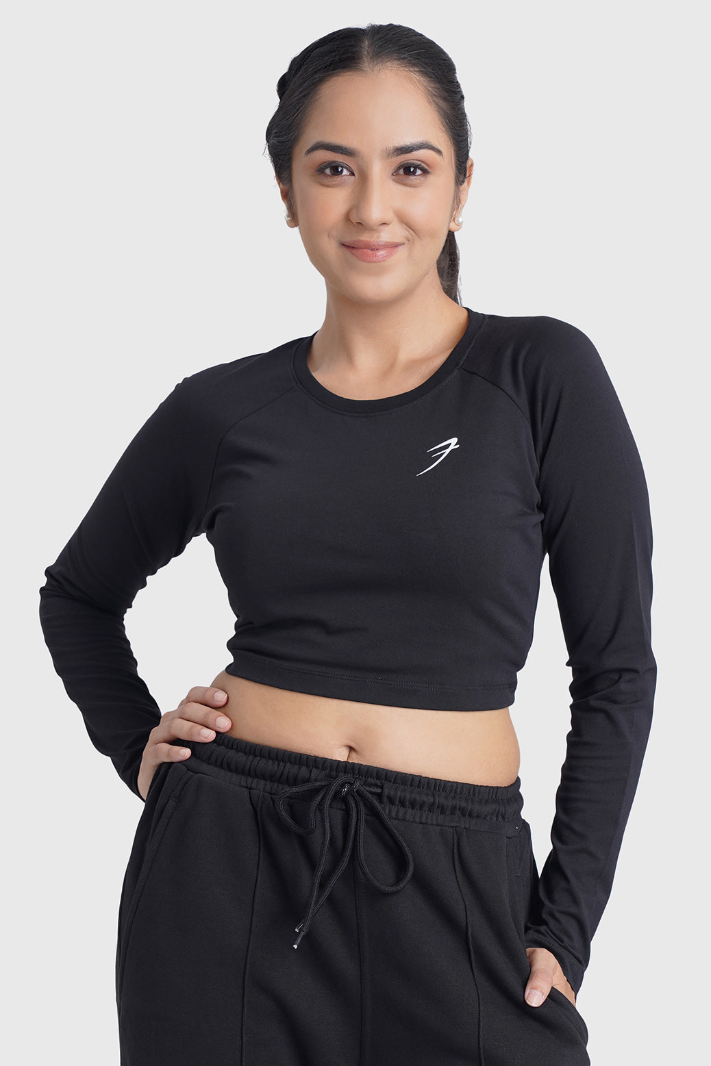 Legacy Crop Top T-shirt Black