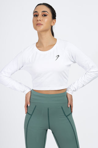 Legacy Crop Top T-shirt White