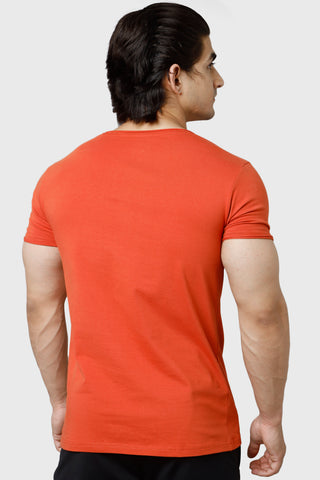 Legacy Scoop Neck T-shirt Dark Orange
