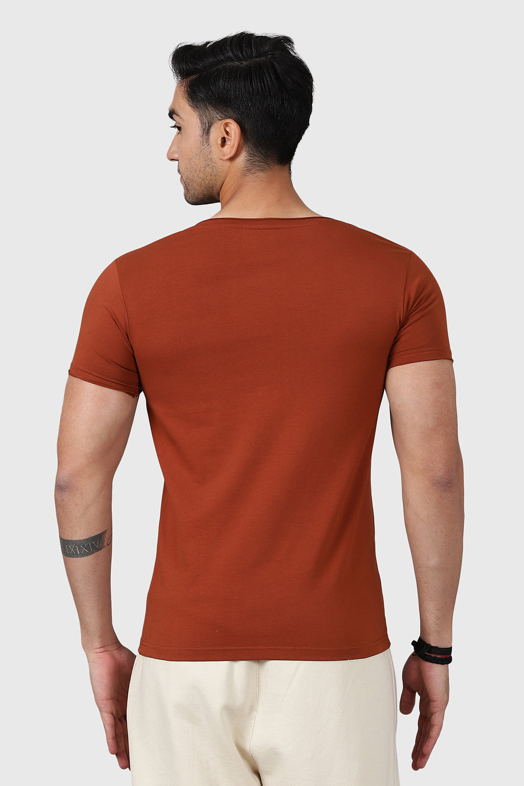 Legacy Scoop Neck T-shirt Salsa Brown