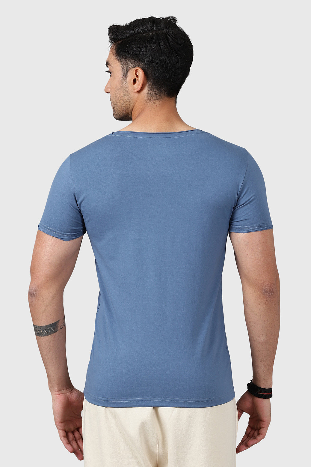 Legacy Scoop Neck T-shirt Dusk Blue