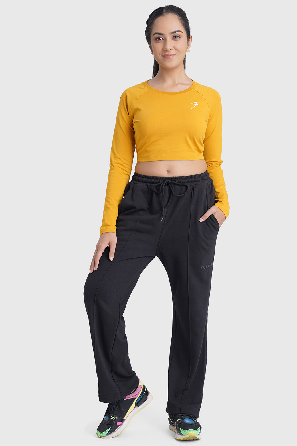 Legacy Crop Top T-shirt Mustard