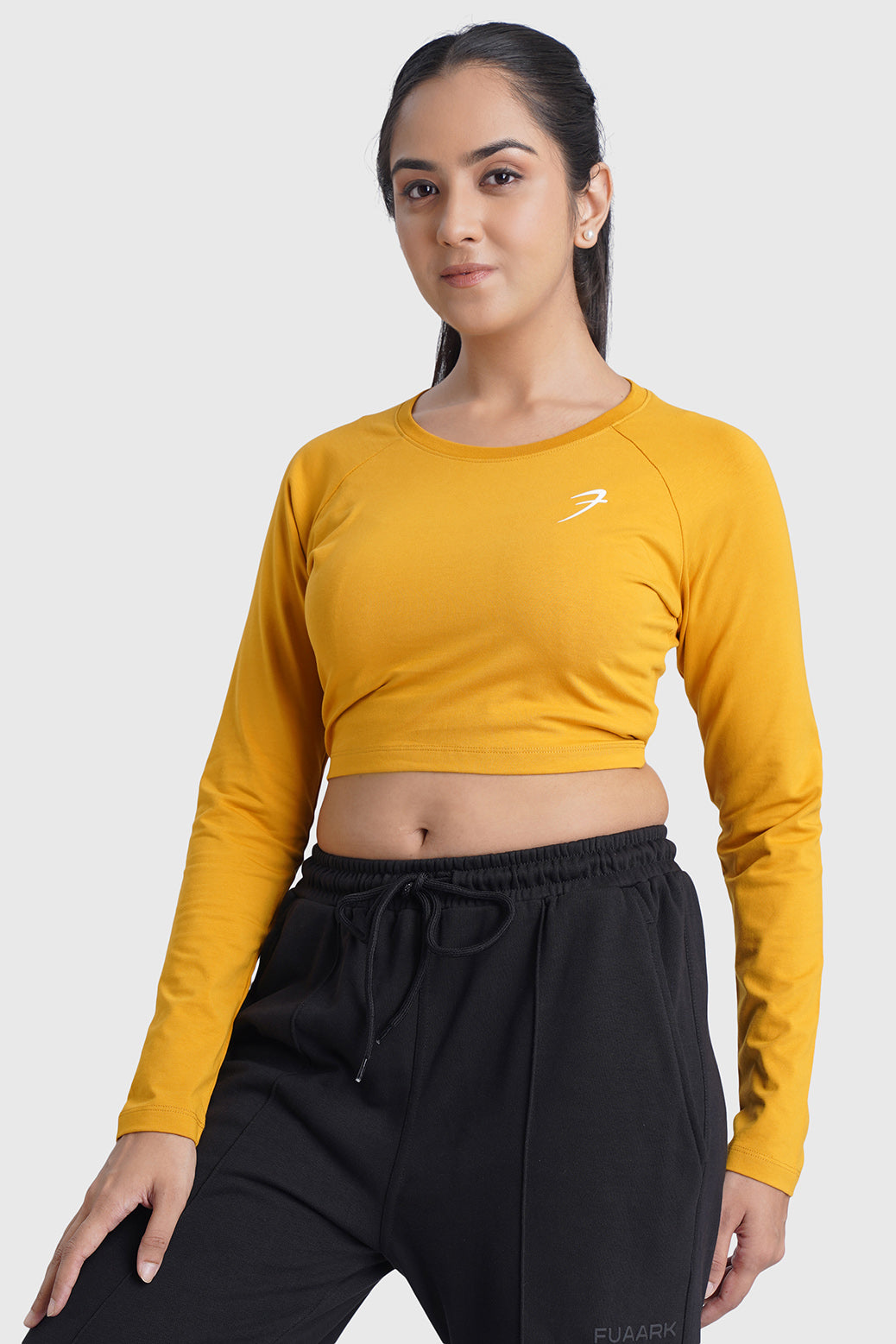 Legacy Crop Top T-shirt Mustard