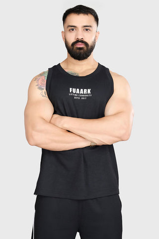 Drip Oversized Tank Black