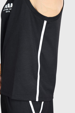 Drip Oversized Tank Black