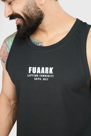 Drip Oversized Tank Olive