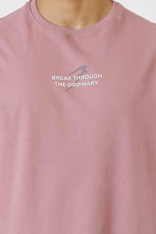 Break Through Oversized T-shirt Dusk Pink