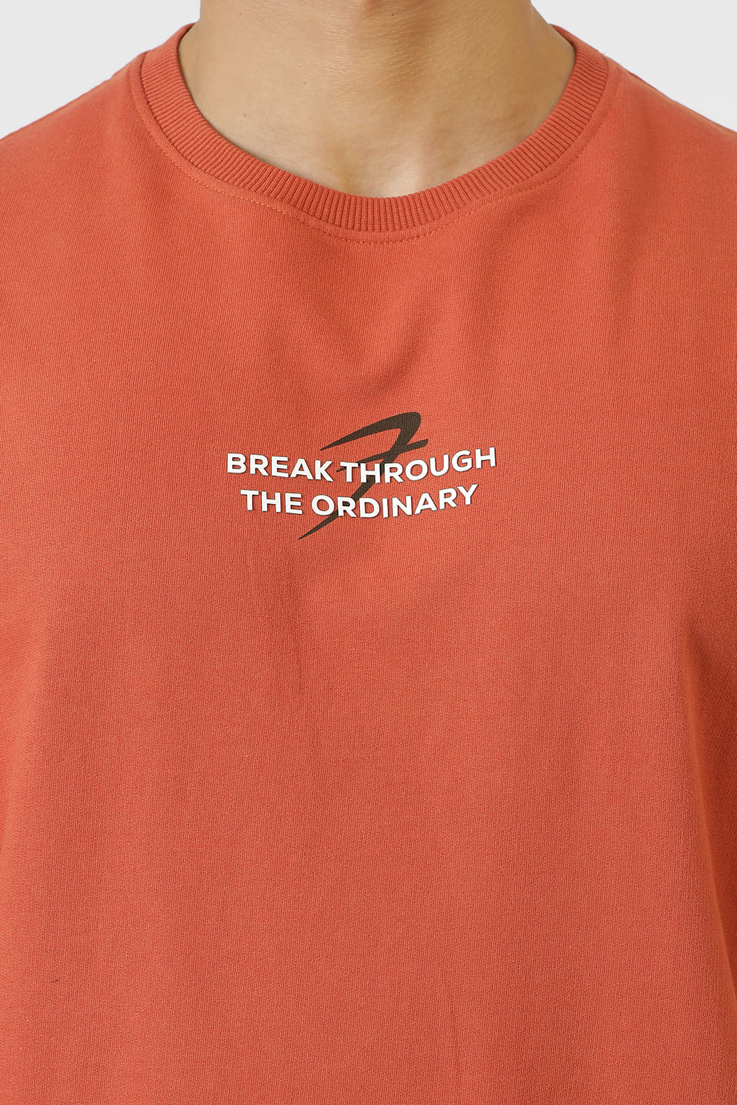 Break Through Oversized T-shirt Rust