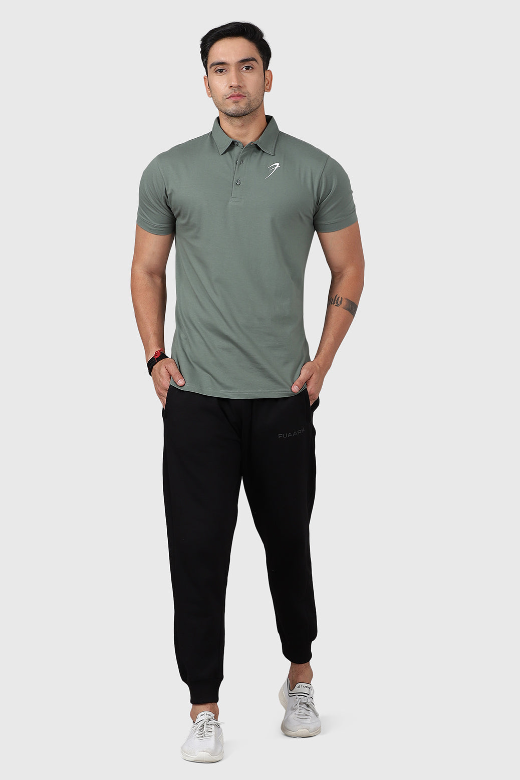 Polo T-shirt Sage Green