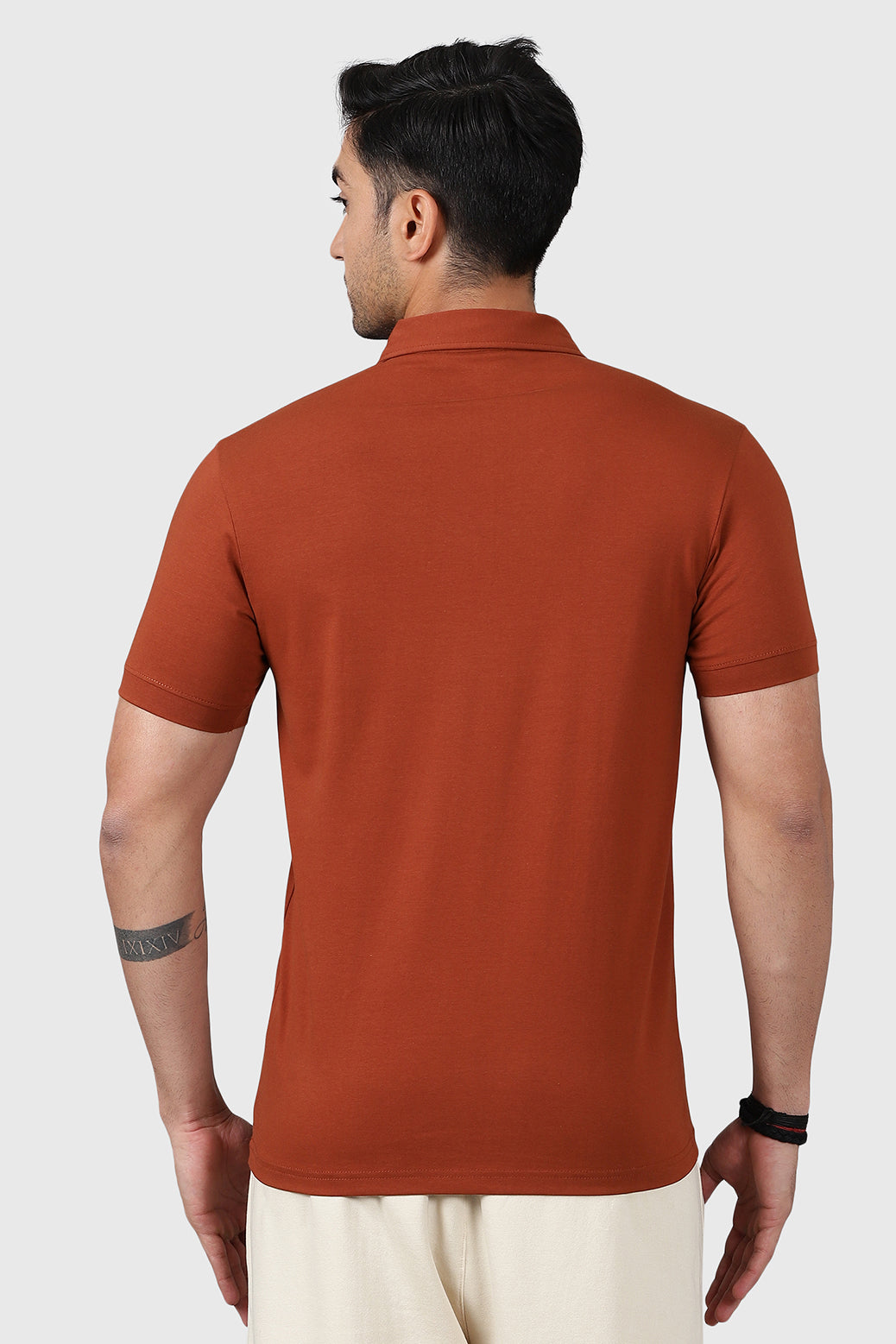 Polo T-shirt Salsa Brown