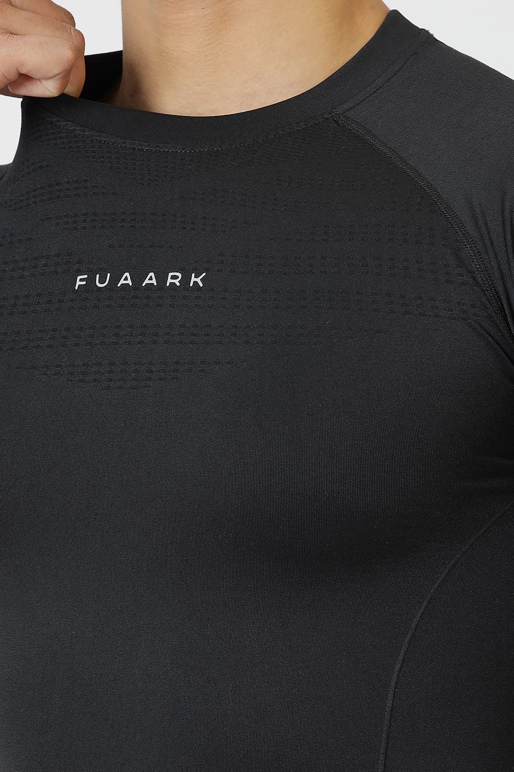 Power Seamless T-shirt Black/Fuaark