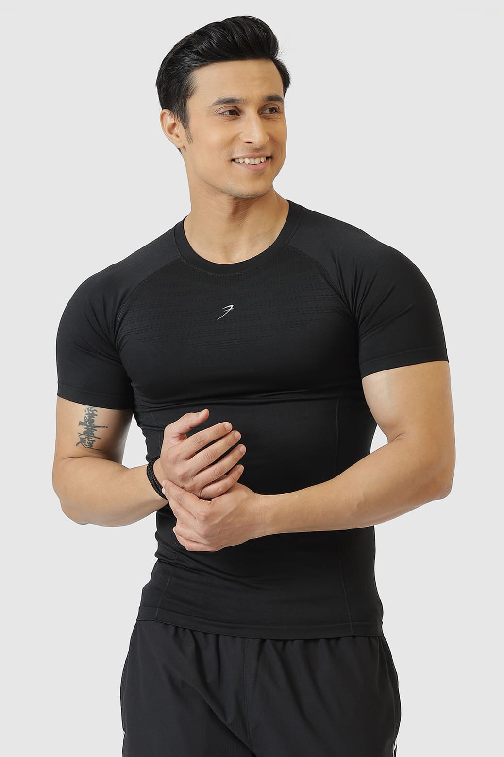 Power Seamless T-shirt Black/Logo