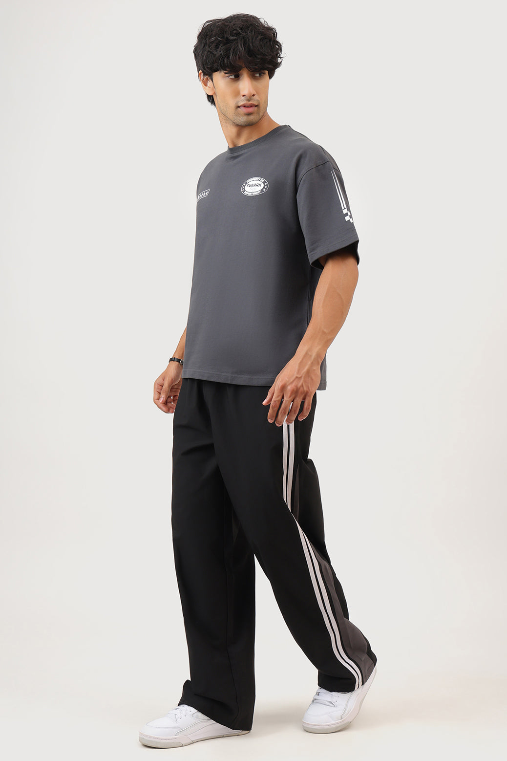 Fuaark Racing Club Oversized T-shirt Dark Grey
