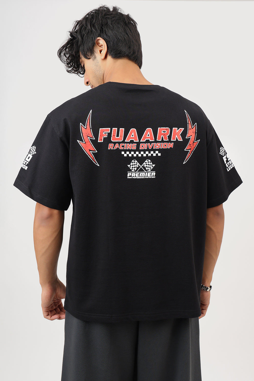 Fuaark Racing Division Oversized T-shirt Black