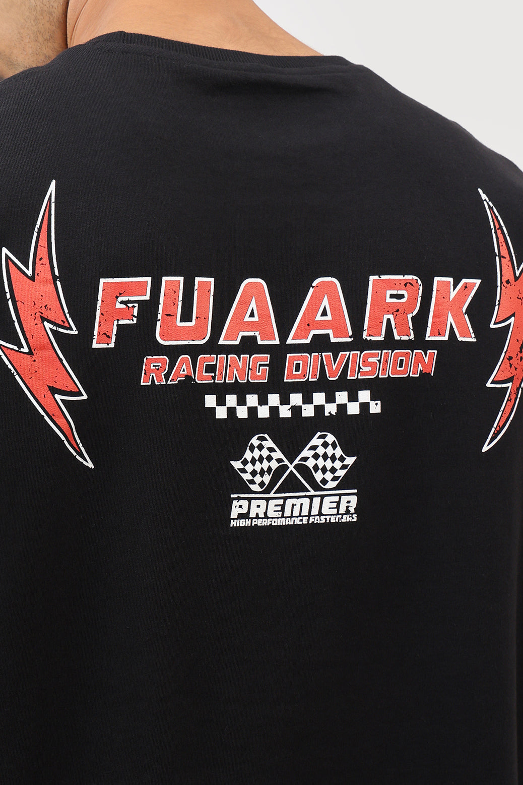 Fuaark Racing Division Oversized T-shirt Black