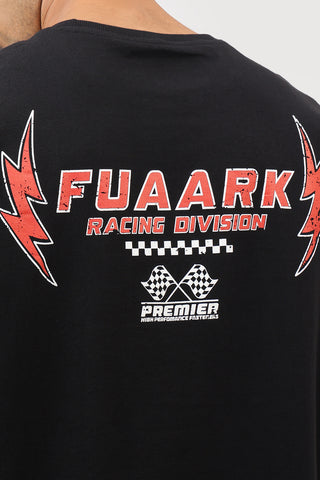 Fuaark Racing Division Oversized T-shirt Black