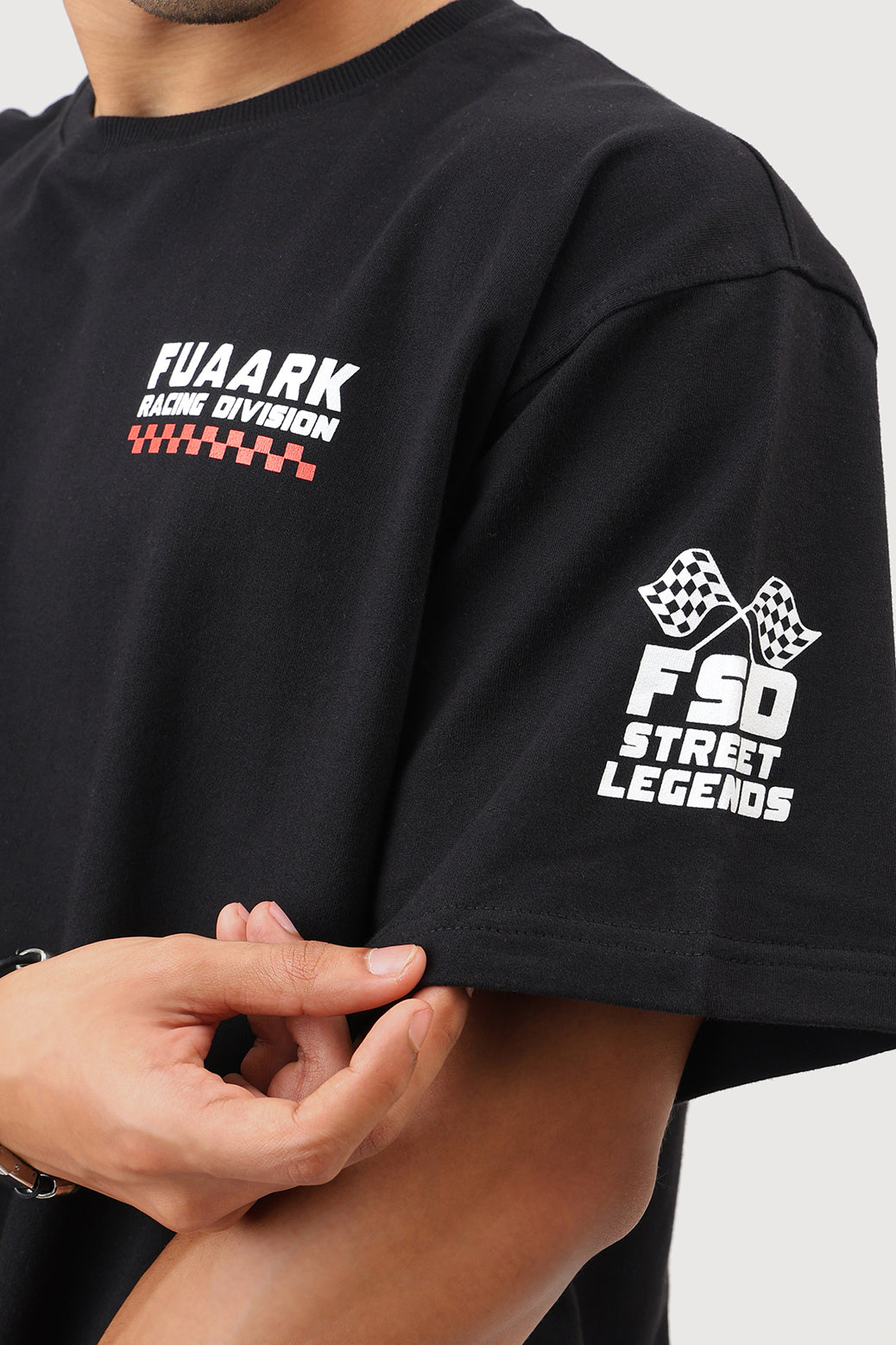 Fuaark Racing Division Oversized T-shirt Black