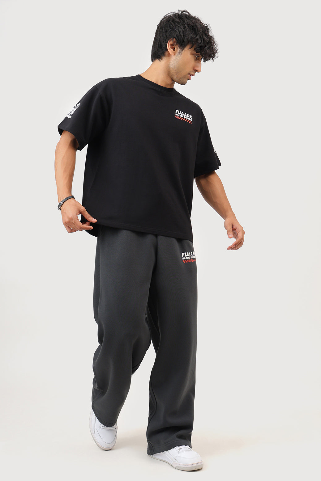 Fuaark Racing Division Oversized T-shirt Black