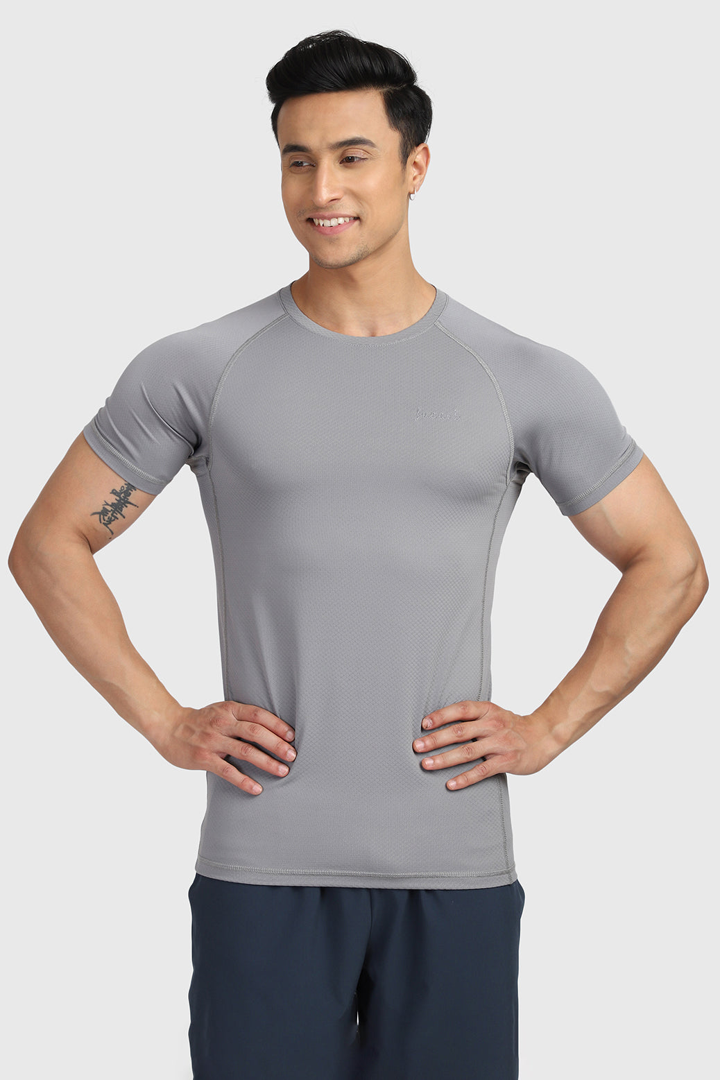 Sculpt T-shirts Light Grey