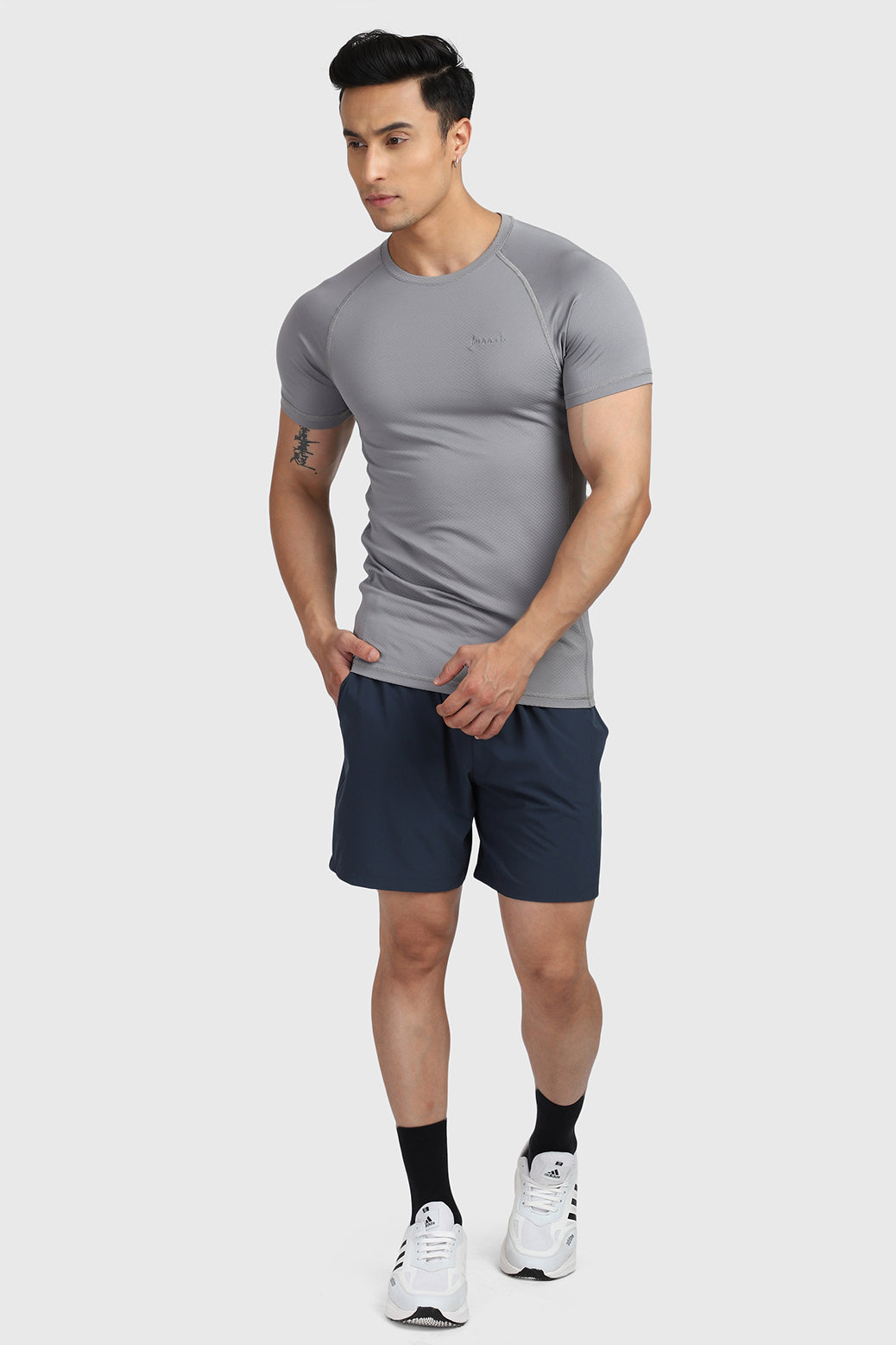 Sculpt T-shirts Light Grey