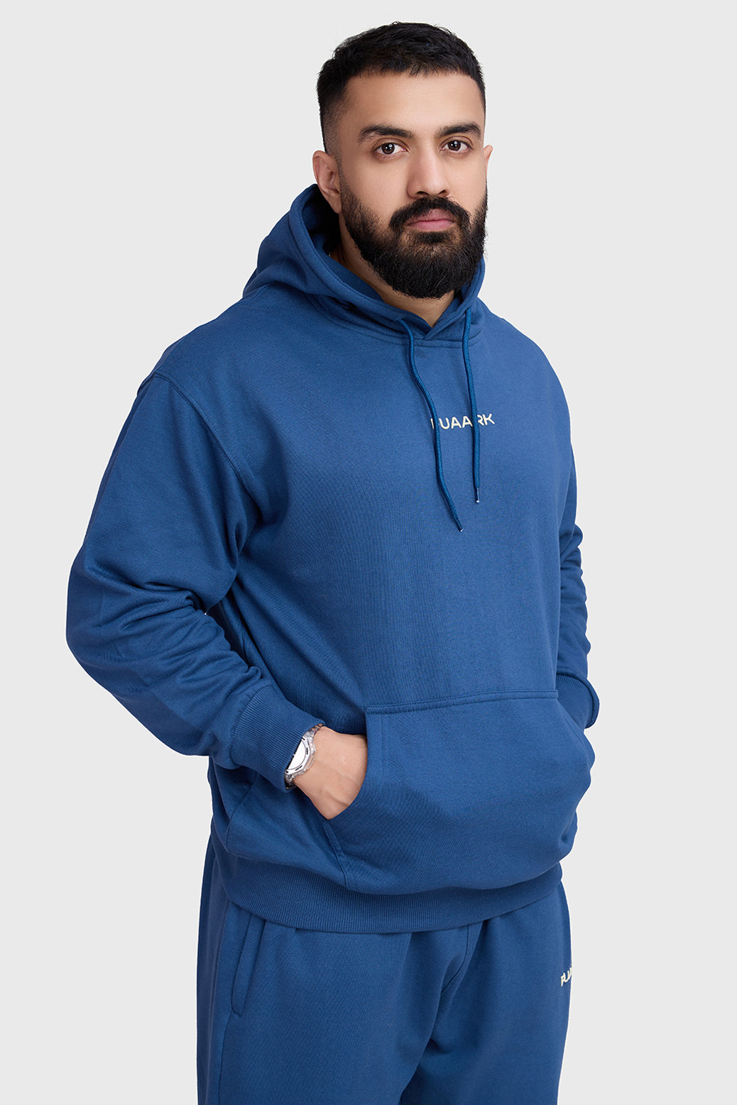 Signature Oversized Hoodie Navy