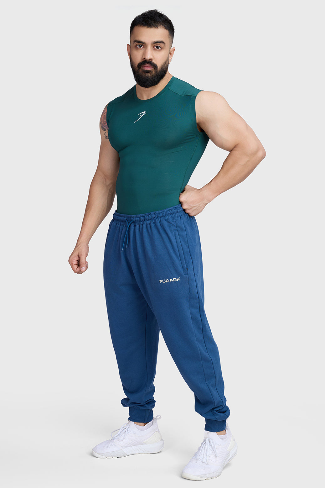 Compression Sleeveless Tank Emerald Green