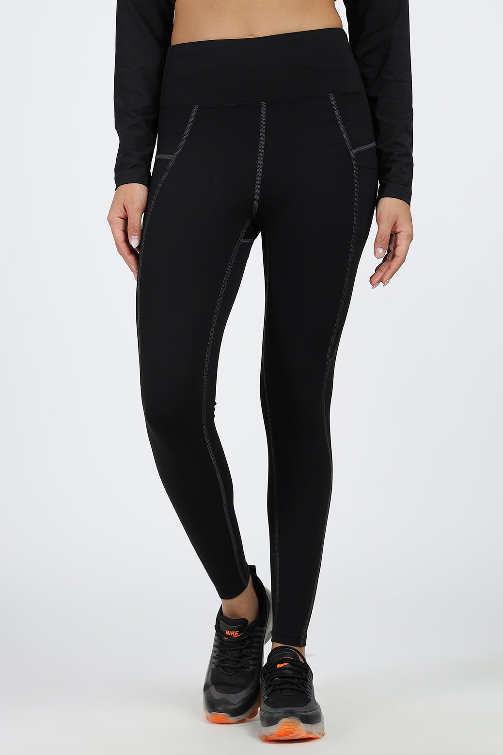 Timeless Nylon Leggings Black | Grey