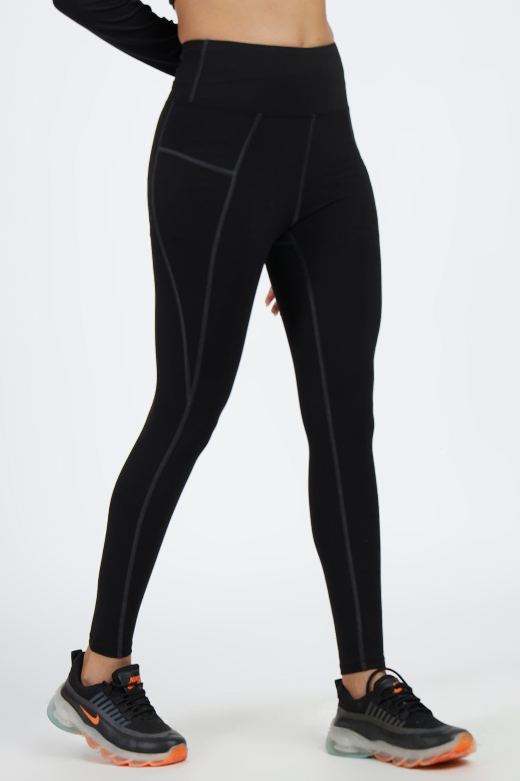 Timeless Nylon Leggings Black | Grey