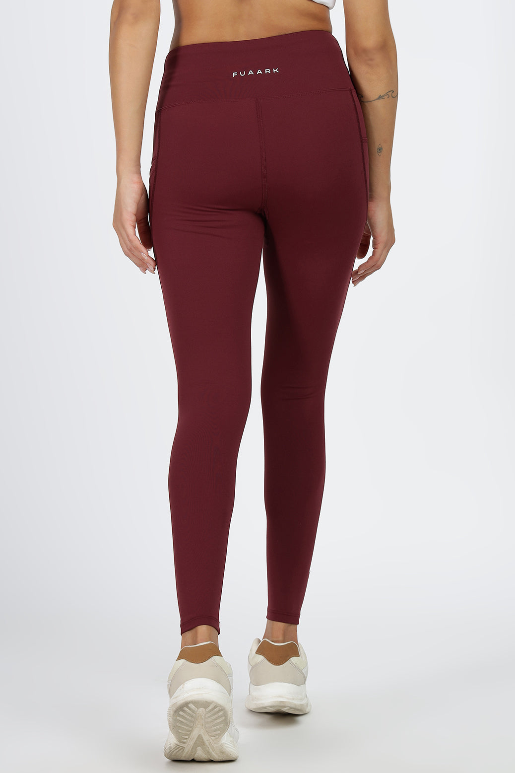 Timeless Nylon Leggings Maroon