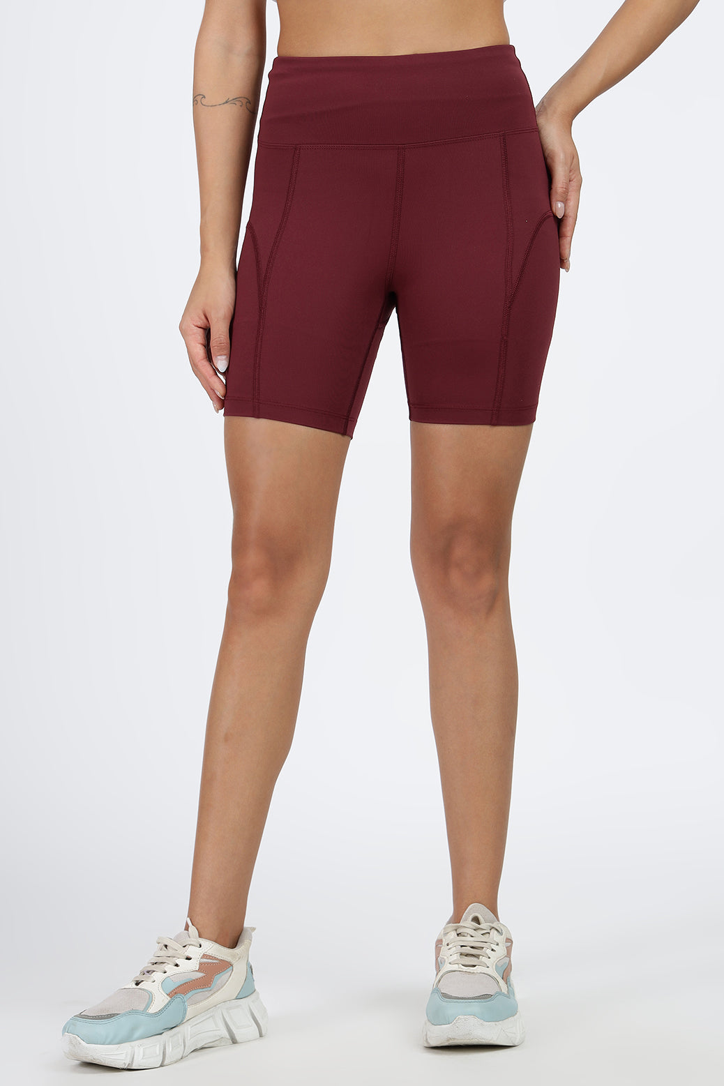 Timeless Nylon Shorts Maroon