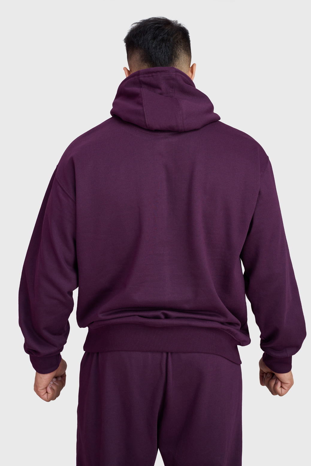 Signature Oversized Hoodie Plum