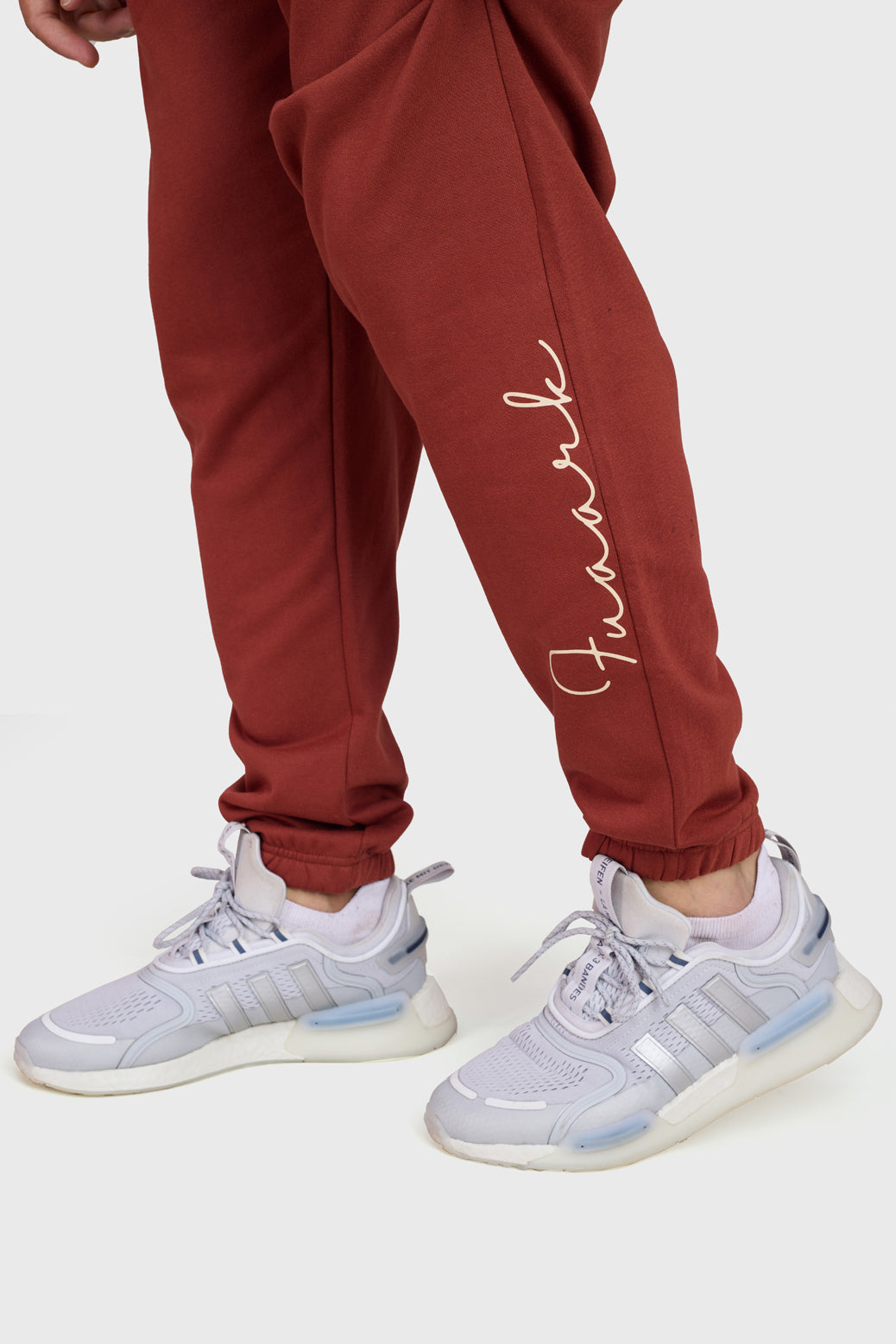 Signature Oversized Band Joggers Rust