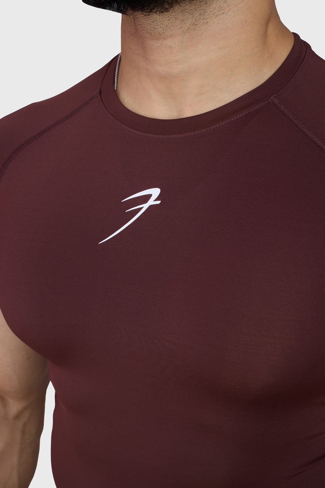 Compression T-shirt Brown