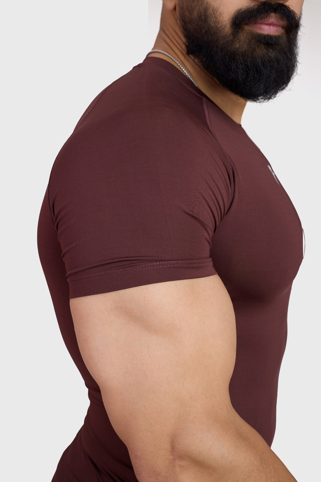 Compression T-shirt Brown