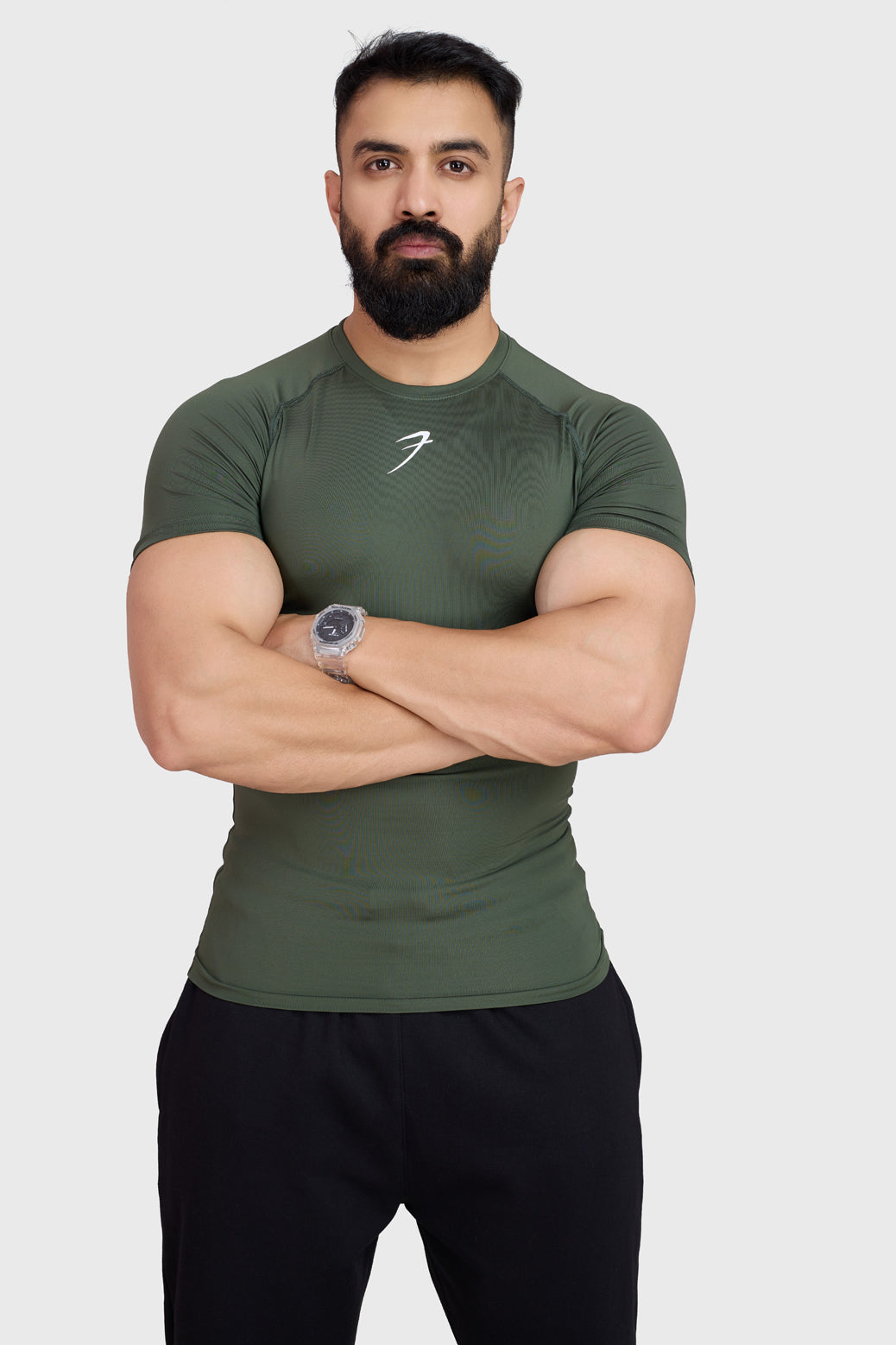 Compression T-shirt Olive